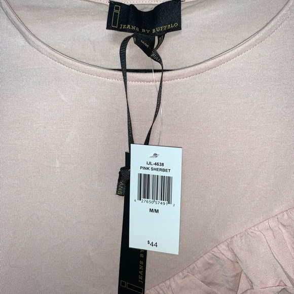 Jeans By Buffalo Open Shoulder Blouse Sz M - Picture 3 of 3